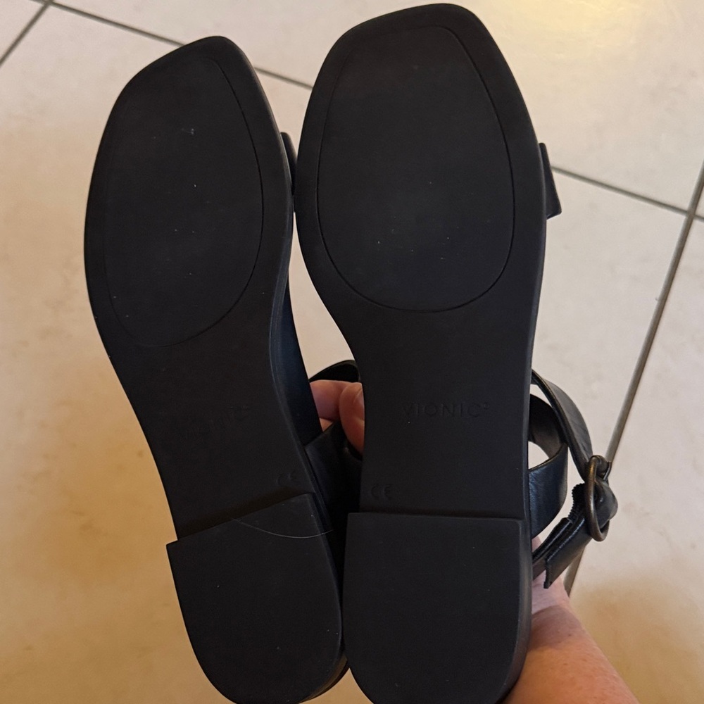 Vionic Black Strappy Sandals - Picture 3 of 8